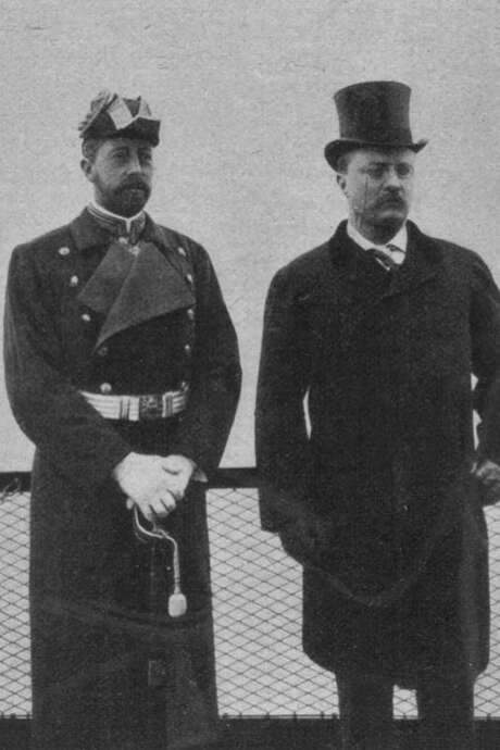 Arrival of Prince Henry (of Prussia) and President Roosevelt at Shooter’s Island